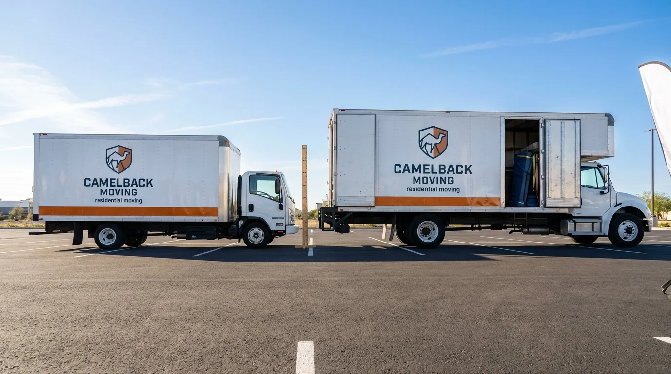 Moving truck size capacity guide in Dakota City